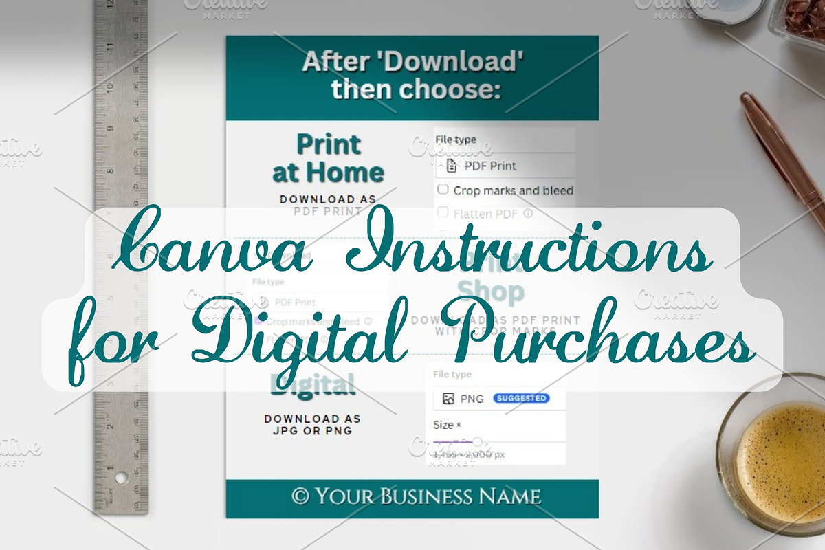 Canva Editing Instruction Templates, a Flyer Template by Sunny Jar Designs (Photo 3 of 5)