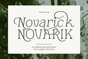 Novarick, a Serif Font by din-studio.com (Thumbnail 1 of 16)