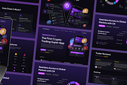 ChaintNova - Crypto Landing Page UI, a Templates & Theme by Agensip Design Agency (Thumbnail 2 of 8)