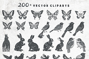 100 Folk Art vector linocut prints, an Object Graphic by DariSmartArt (Thumbnail 14 of 16)