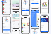 Global eSIM App Ui/Ux Kit, an UI Kit Template by aliakram (Thumbnail 5 of 9)