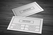 Simple Individual Business Cards, a Business Card Template by Galaxiya (Thumbnail 6 of 8)