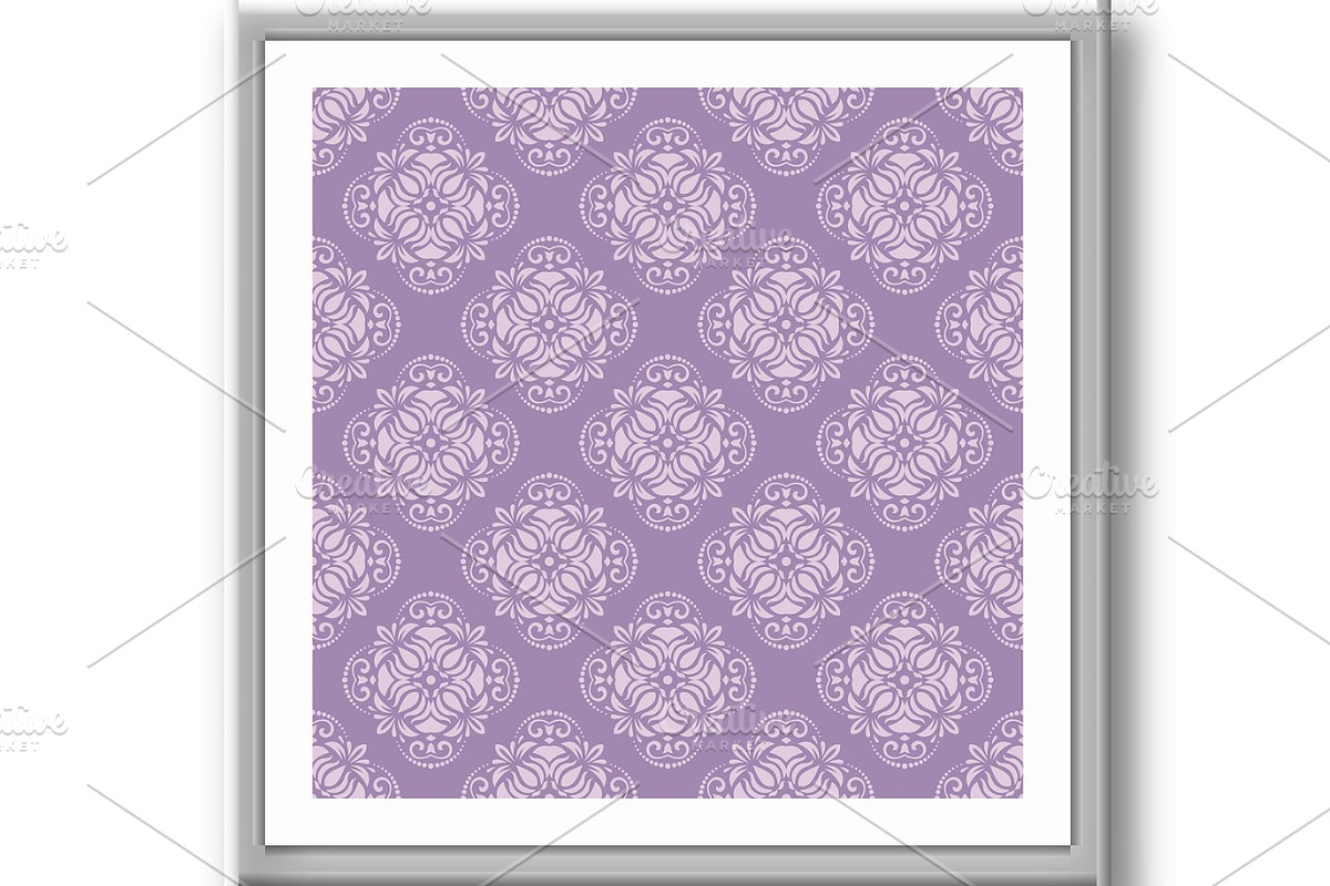Orient Seamless Vector Pattern. Abstract Background, a Decorative Illustration by FineArtStudio (Photo 3 of 3)
