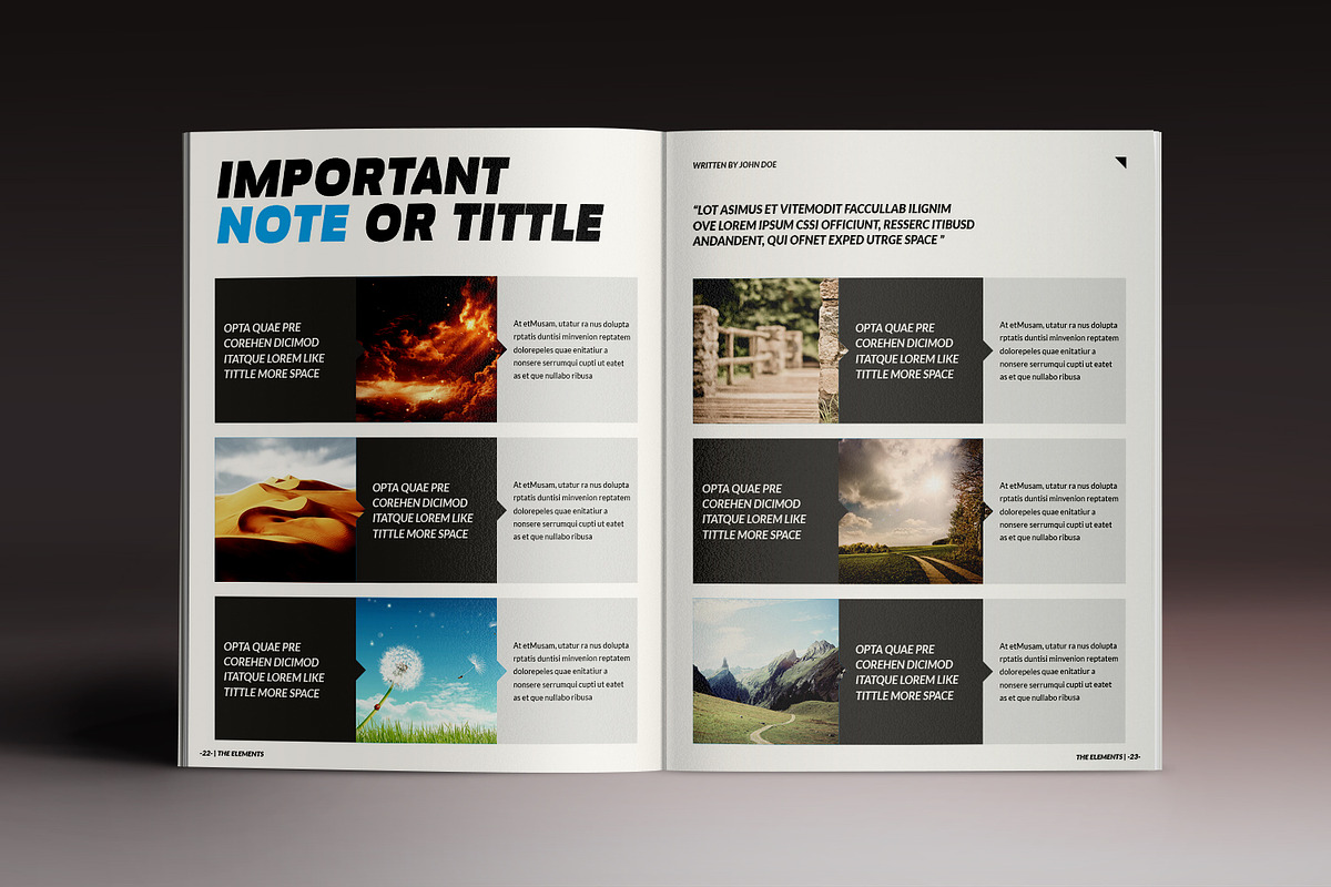 The Magazinia Indesign Template, a Magazine Template by Luuqas Design (Photo 12 of 12)