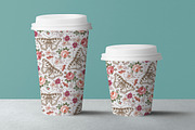 4 Seamless Butterflies Roses insects, a Pattern Graphic by Vintage (Thumbnail 8 of 14)