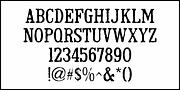 Unnerving JNL, a Serif Font by Jeff Levine Fonts (Thumbnail 3 of 5)