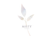 MISTY - Floral Graphics and Monogram, an Illustration by Euonia Meraki (Thumbnail 4 of 16)