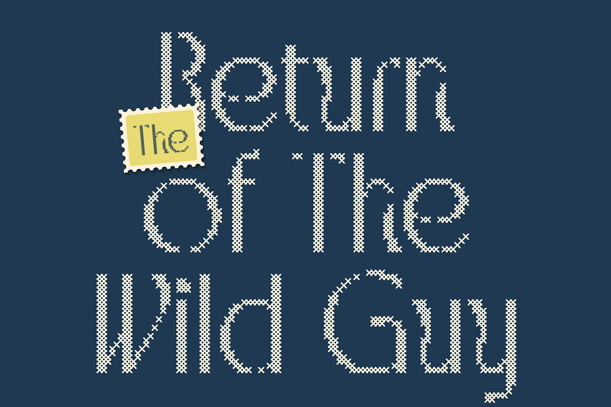 CS Akagi Stitched, a Sans Serif Font by Craft Supply Co. (Photo 3 of 8)
