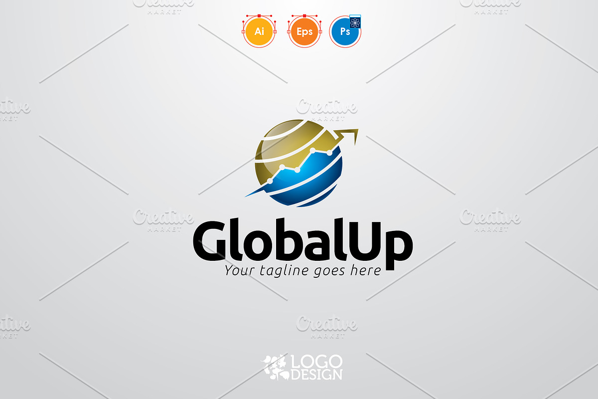 Global Up, a Branding & Logo Template by KitCreativeStudio2 (Photo 2 of 5)