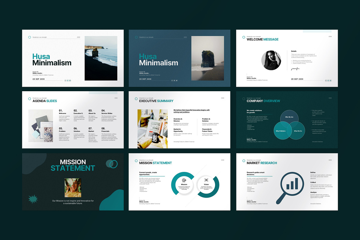 Minimal Presentation Template, a Presentation Template by Work_Stock (Photo 4 of 8)