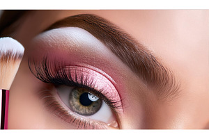 Elegant pink eyeshadow application, a Beauty & Fashion Photo by Igor Tichonow