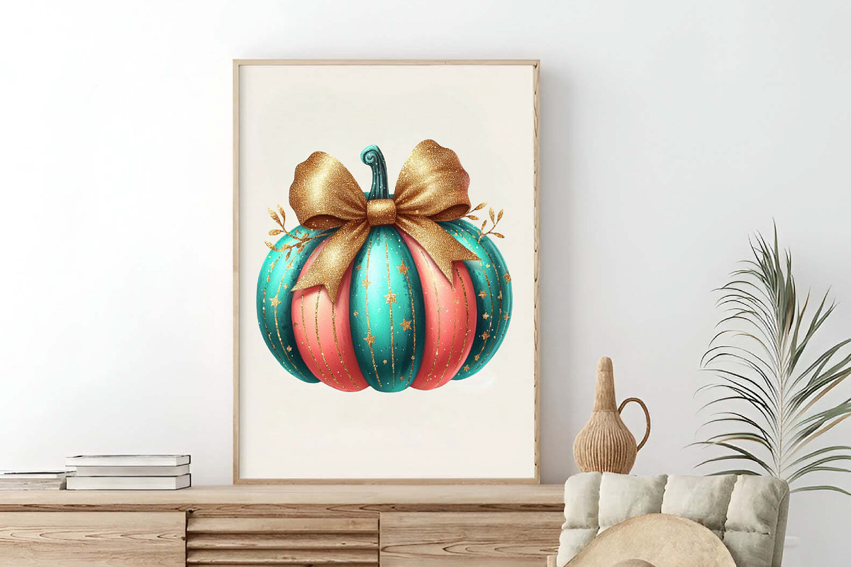 Brush Stroke Pumpkin Clipart Bundle, an Illustration by SinaCreation (Photo 6 of 7)