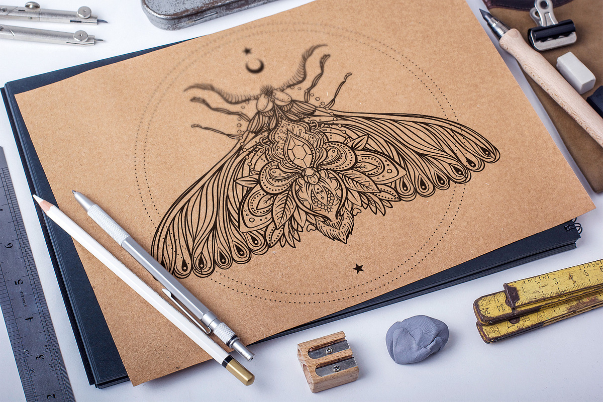100 ALCHEMY. Magic Vector Set., an Illustration by Varvara Gorbash (Photo 7 of 9)