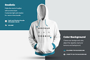 8 3D Men Mockups Hoodie, a Hoody Mockup by Grow Design Craft Studio (Thumbnail 6 of 7)