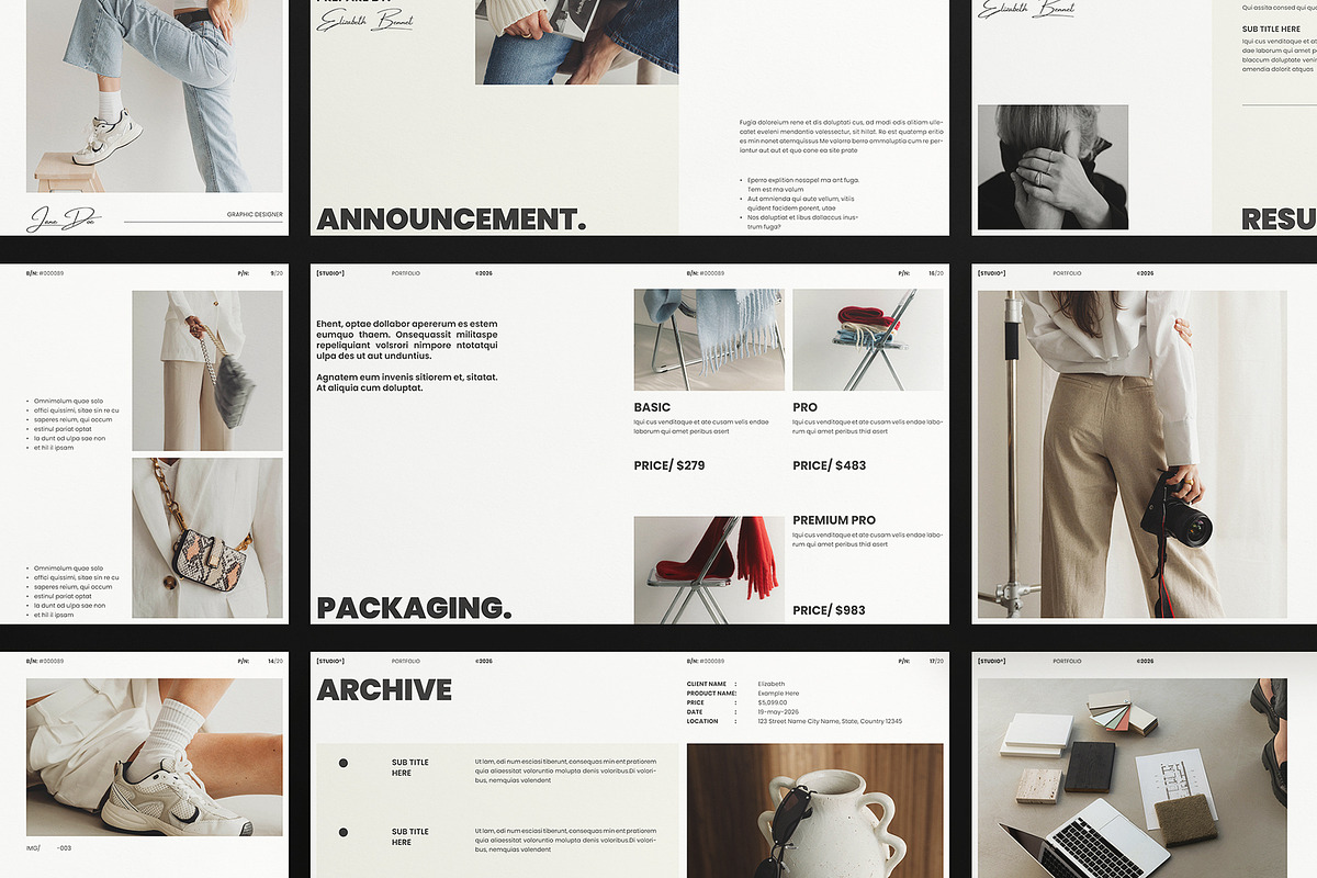 Brand Portfolio Presentation Design, a Presentation Template by ArtisanaAura (Photo 4 of 13)