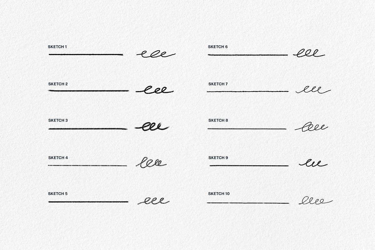 Sketch Brushes for Affinity, a Brush Add-On by pixelbuddha.net (Photo 2 of 5)