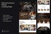 Figma Furniture Brand Landing Page, a Landing Page Template by Musara (Thumbnail 1 of 6)