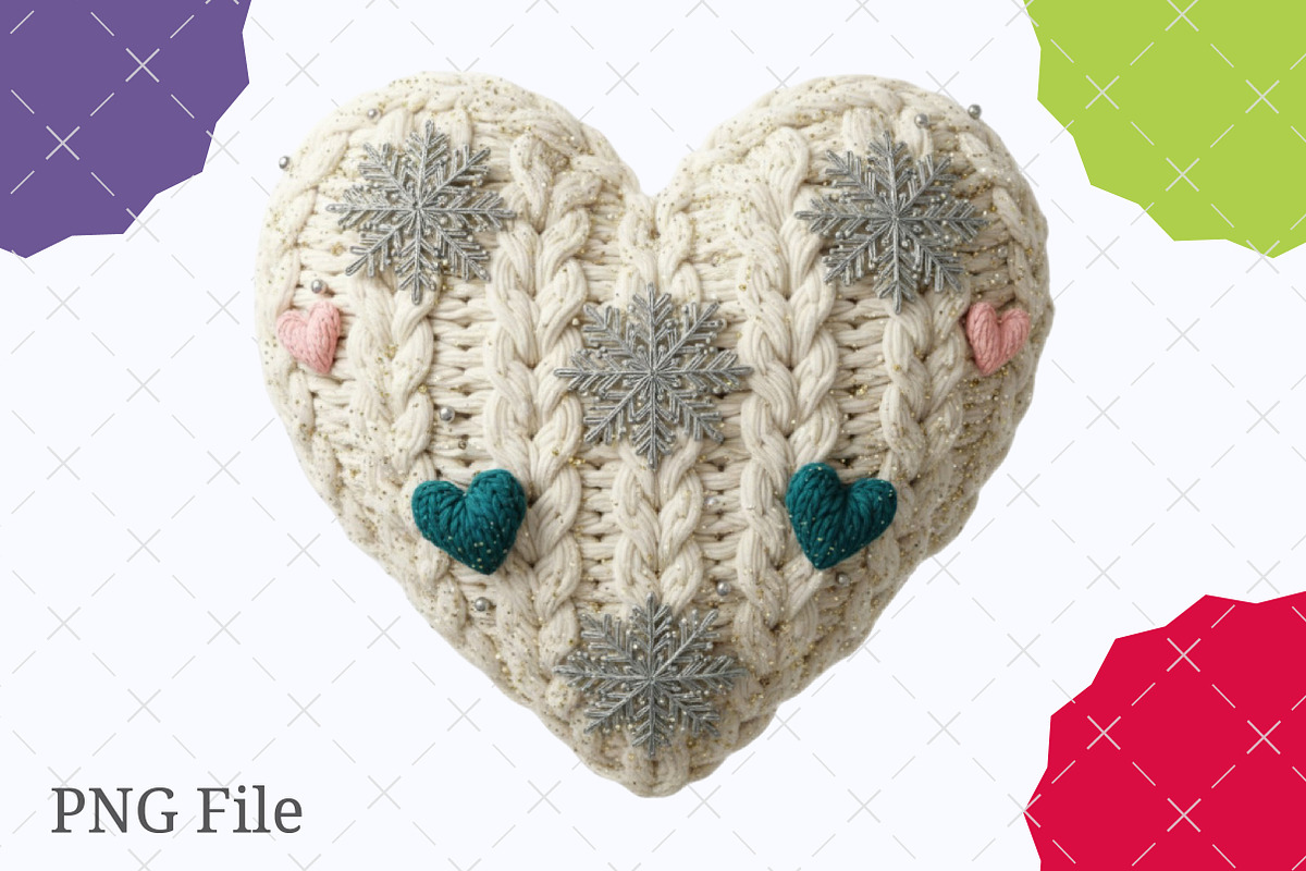 Faux Yarn Valentine Coquette Heart P, an Illustration by designcity5 (Photo 1 of 8)