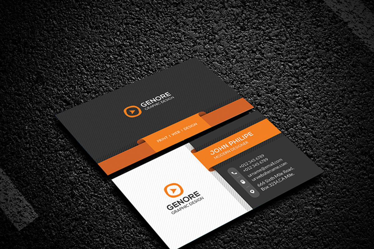 Corporate Business Card, a Business Card Template by Creative_Arts (Photo 1 of 4)