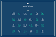AI bots icons, an Outline Icon by Somewan draws (Thumbnail 4 of 5)