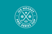 Ice Hockey Sport Emblem Badge Logo, a Branding & Logo Template by Buqancreative (Thumbnail 2 of 3)