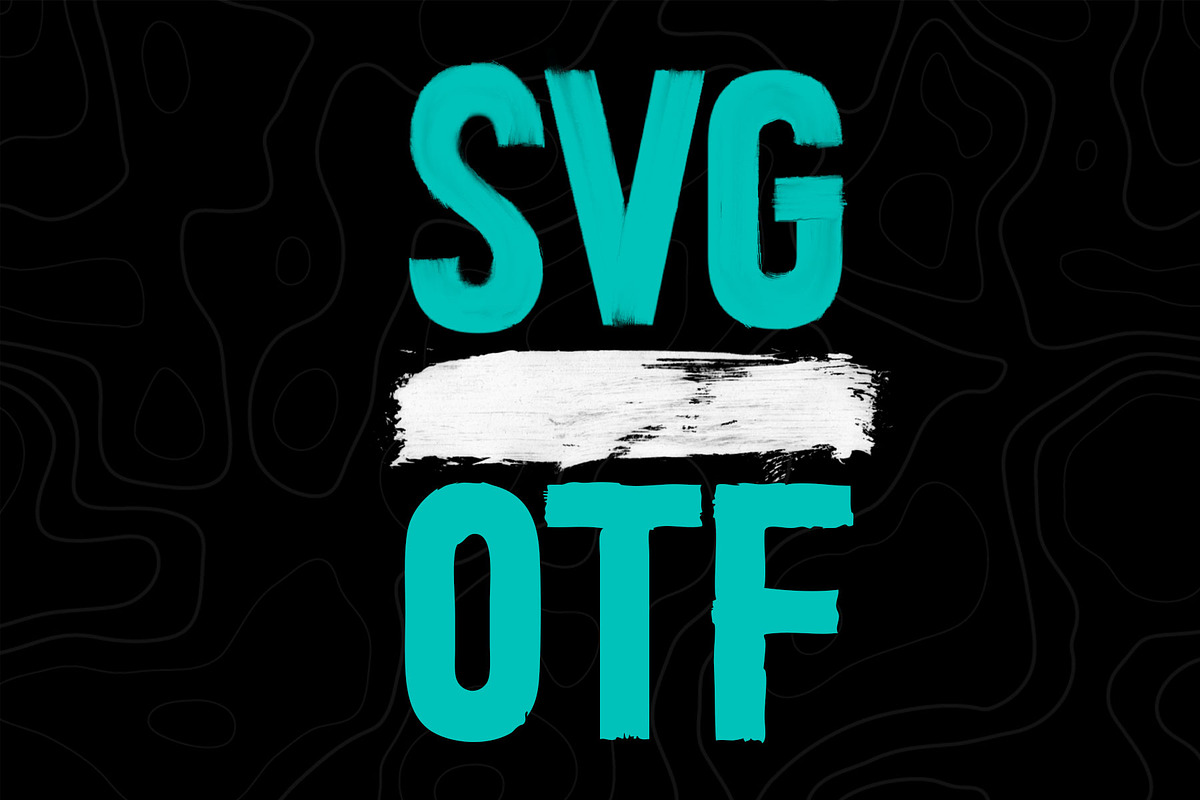 Halden - Hand Brushed SVG Font Duo preview 4