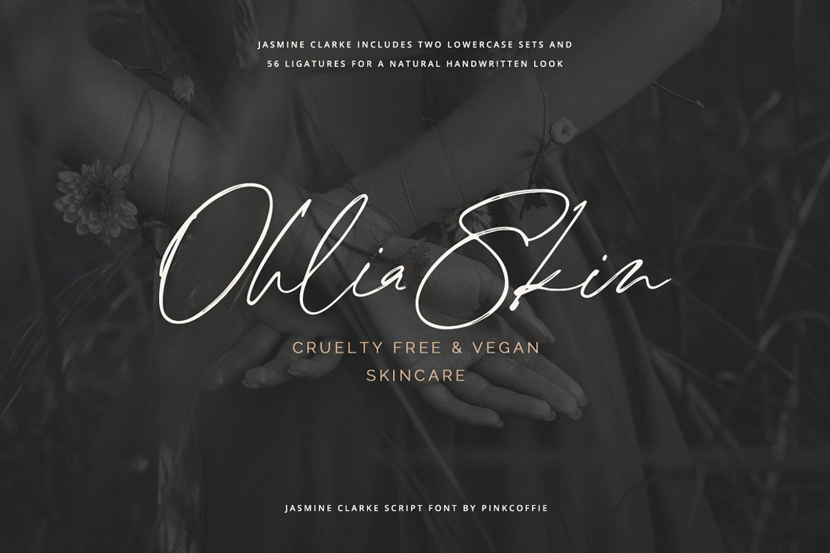 Modern Font & Logo Bundle - 85%Off, a Script Font by Pink Coffie (Photo 32 of 65)