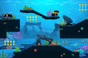 Deep Water - Platformer Tileset, an Illustration by pzUH (Thumbnail 2 of 5)