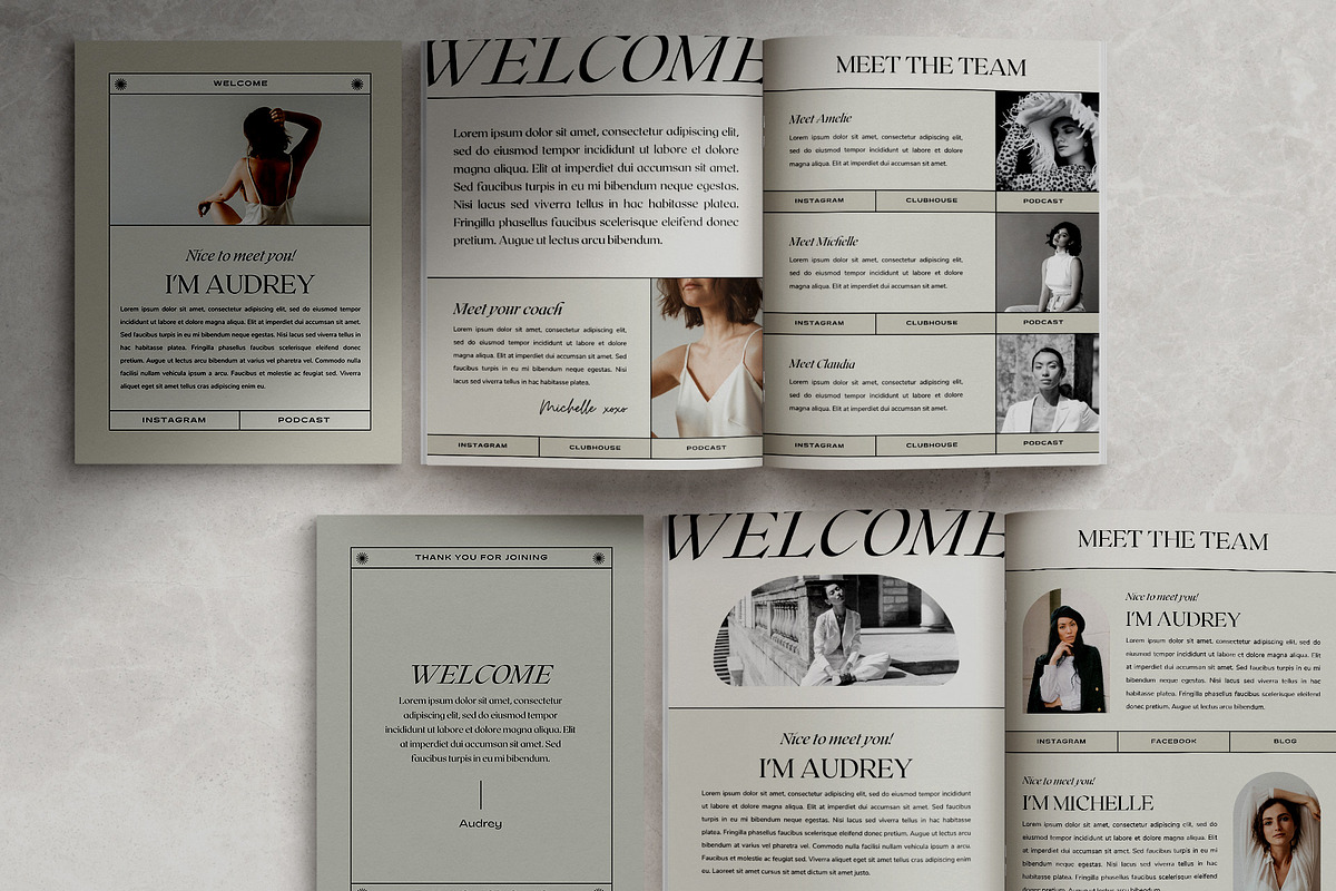 Aesthetic Ebook Template CANVA, a Magazine Template by Studio Loire (Photo 4 of 17)