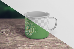 Enamel Mug / Tin Cup MockUp