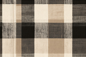 Seamless pattern plaid woven fabric texture creating a seamless, a Pattern Graphic by Studio ANNA