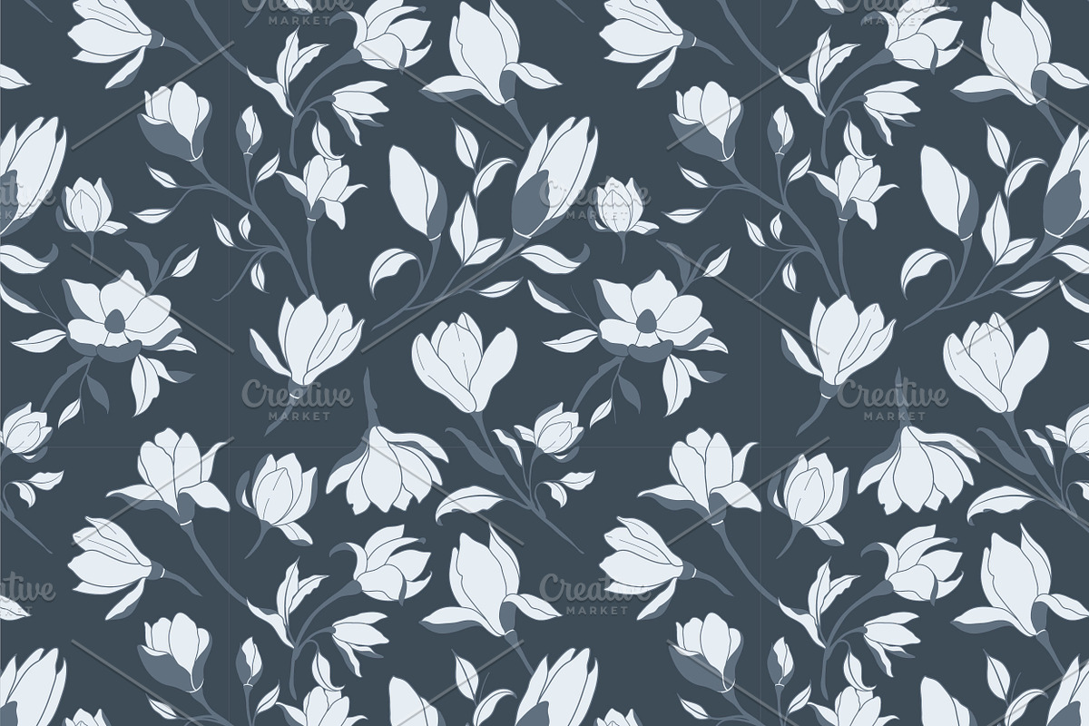 Hand Sketched Magnolia, a Decorative Illustration by Solana (Photo 10 of 10)