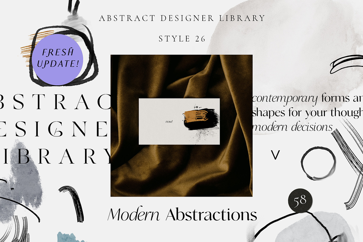 ABSTRACT DESIGN LIBRARY shapes, an Object Graphic by Lana Elanor (Photo 53 of 56)