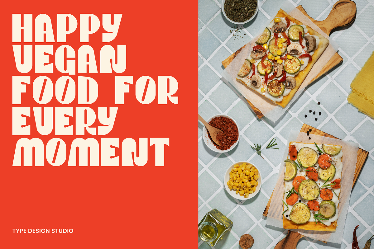 Sunny Dinner – Vintage Food Typeface, a Sans Serif Font by Helotype (Photo 11 of 15)