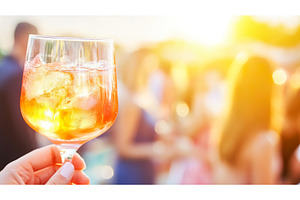 Refreshing cocktail at outdoor, a Food & Drink Photo by Lermont51