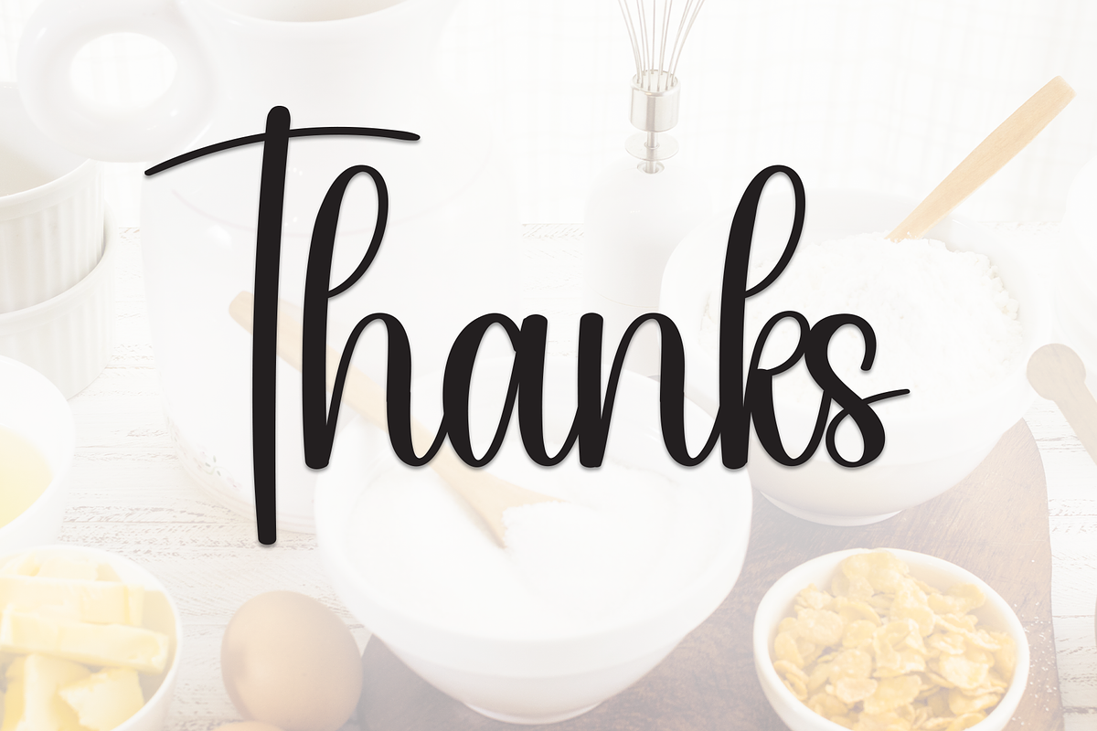 Butter | Script Font, a Handwritten Font by Scratchones (Photo 9 of 9)