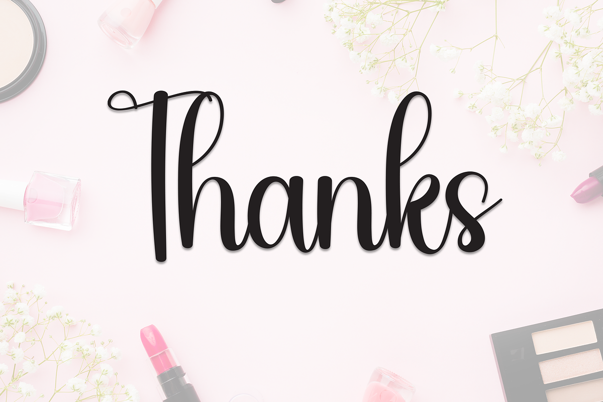Beauty | Script Font, a Handwritten Font by Scratchones (Photo 9 of 9)