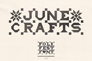 Folk Fest - Hand Crafted Font, a Sans Serif Font by Madeline ODonoghue Design (Thumbnail 5 of 12)