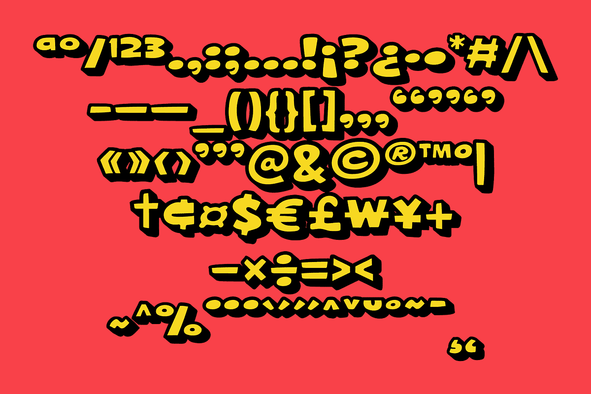 Woblob - Bold Hand Drawn Fonts, a Handwritten Font by Konstantine Studio (Photo 9 of 9)