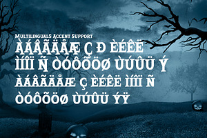 Hitrun Bouncy Spooky Font