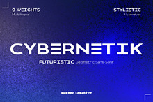 Cybernetik - Futuristic Sans-Serif