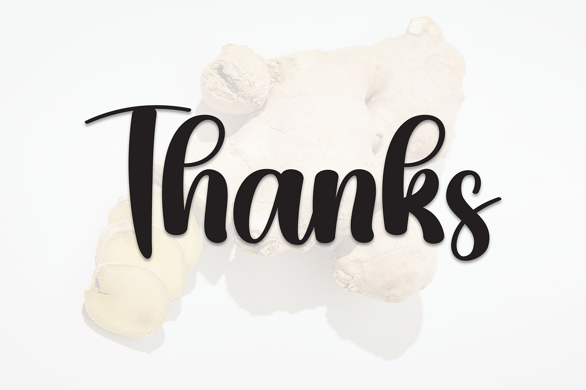 Ginger | Script Font, a Handwritten Font by Scratchones (Photo 9 of 9)