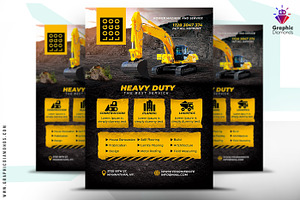 Construction Equipment Rentals Flyer