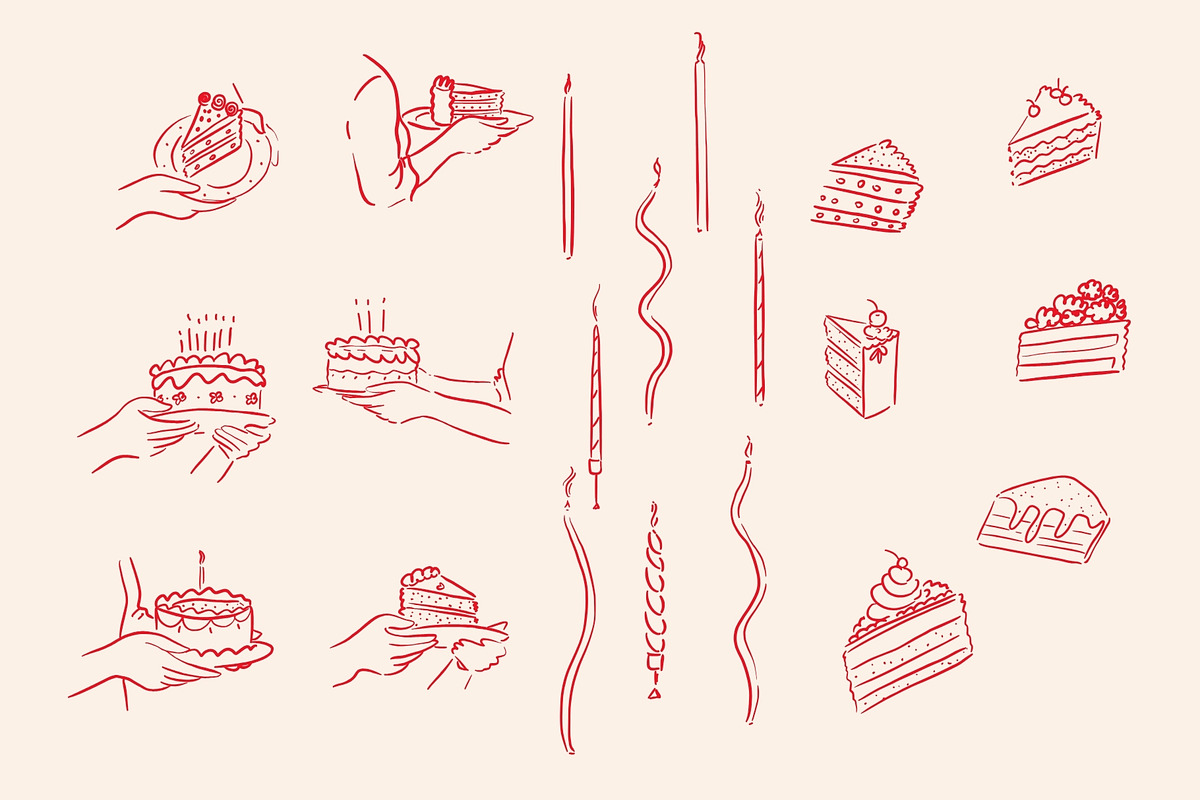 Vintage Lambeth Cakes & Frames, an Object Graphic by PaperJamLab (Photo 6 of 11)