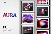 AURA | Vibrant Glows & Shapes, a Texture Graphic by CUDOS (Thumbnail 1 of 34)