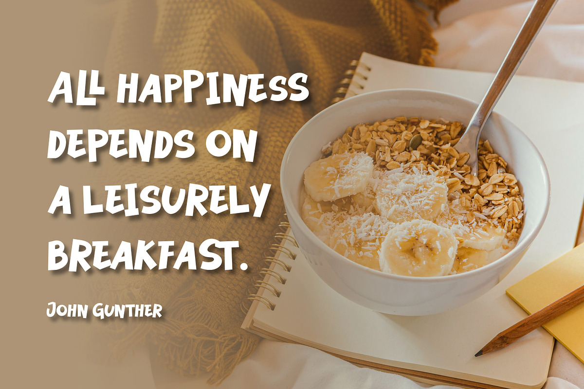 Milky Quaker - Playful Display Font, a Font by Almarkhatype (Photo 8 of 10)