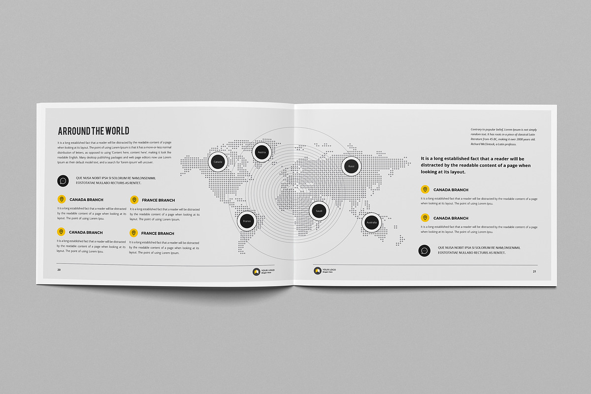 Annual Report Landscape Template, a Print Template by Pro-Gh (Photo 12 of 13)