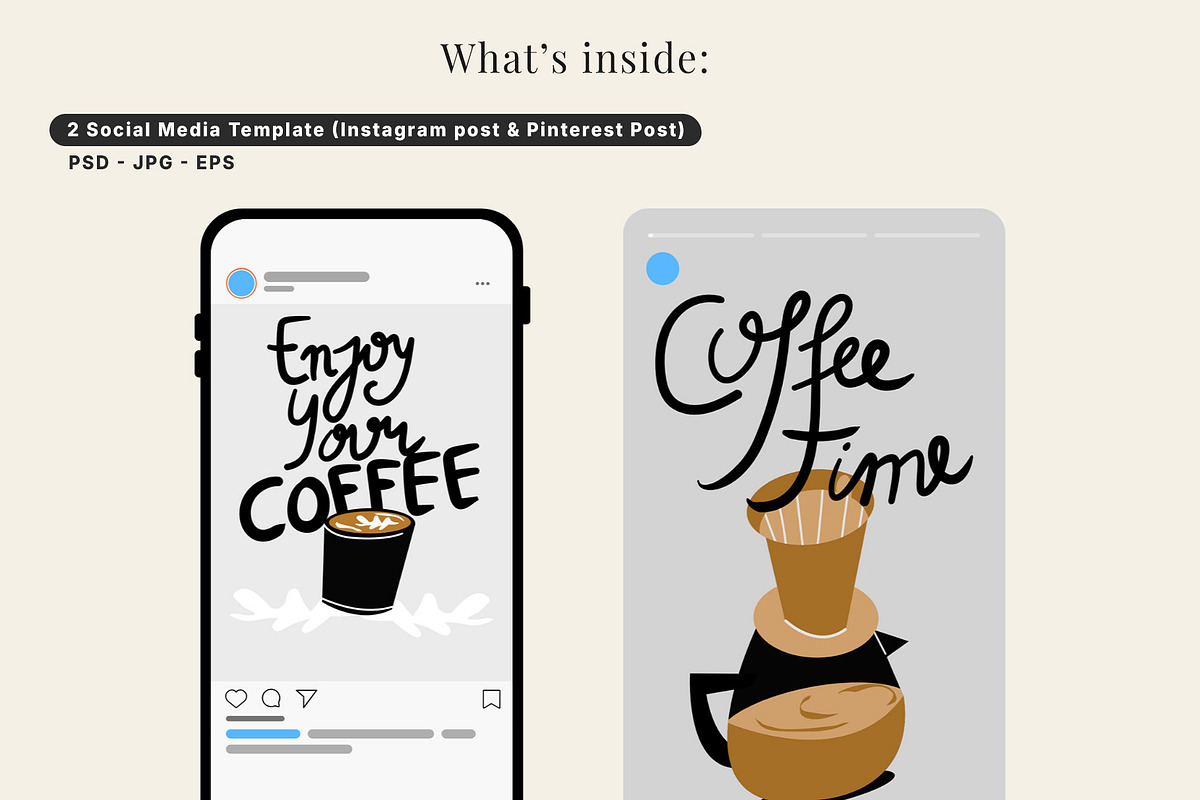 PRO - Playful Coffee Vector Kit, an Object Graphic by lilovwishes (Photo 2 of 5)