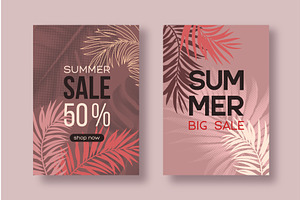 Summer Sale poster design. Best, an Illustration by Liudmyla Matviiets