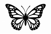 butterfly laser cut design, an Illustration by balal (Thumbnail 6 of 13)